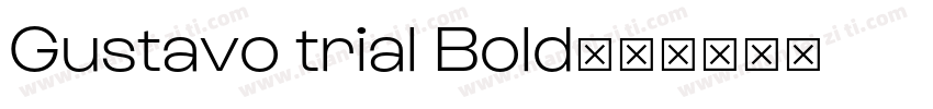 Gustavo trial Bold字体转换